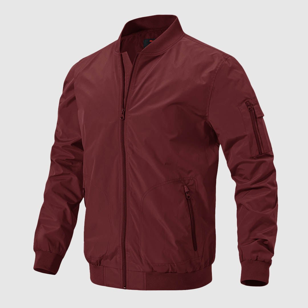 Men's Lightweight Windproof Bomber Jacket - TBMPOY