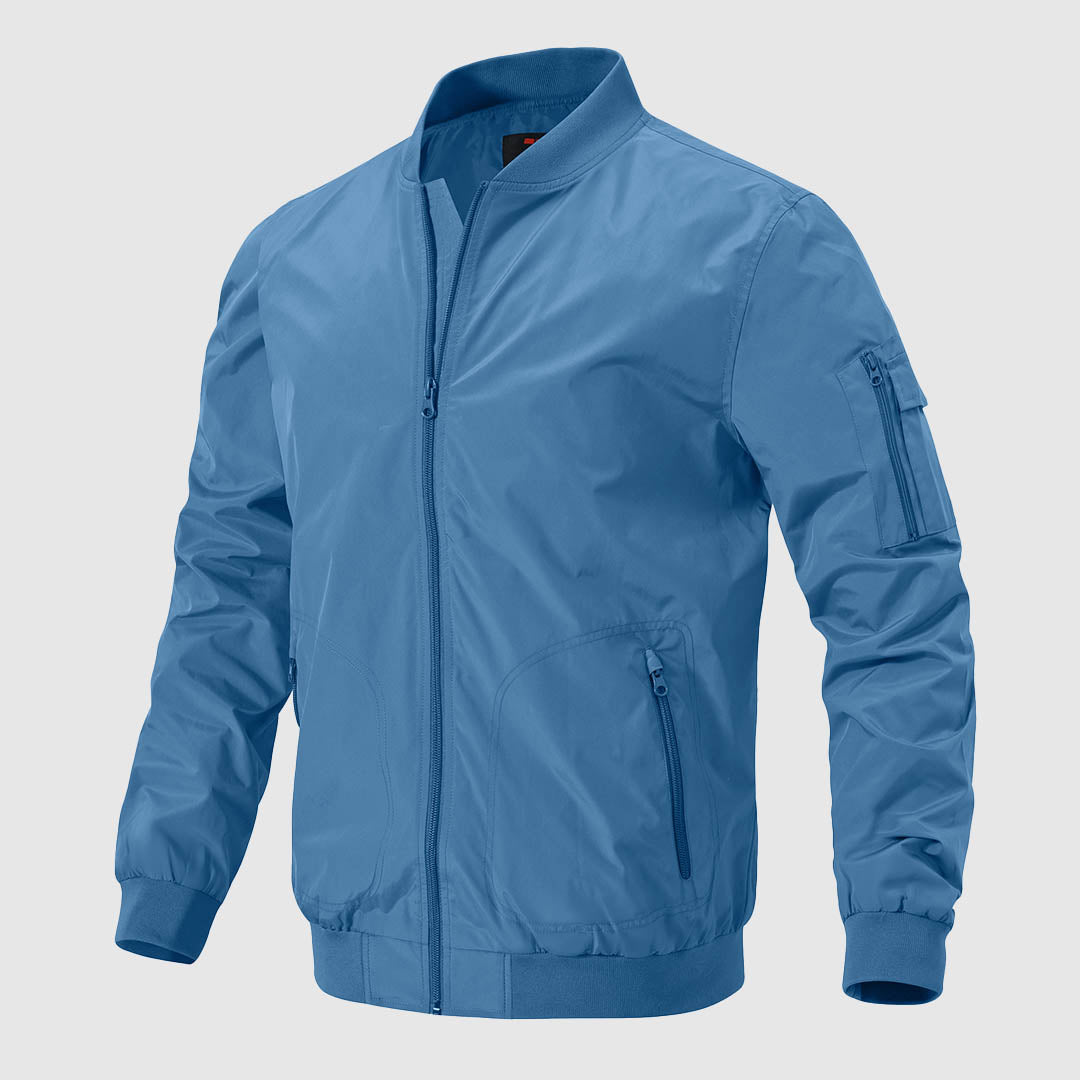 Men's Lightweight Windproof Bomber Jacket - TBMPOY