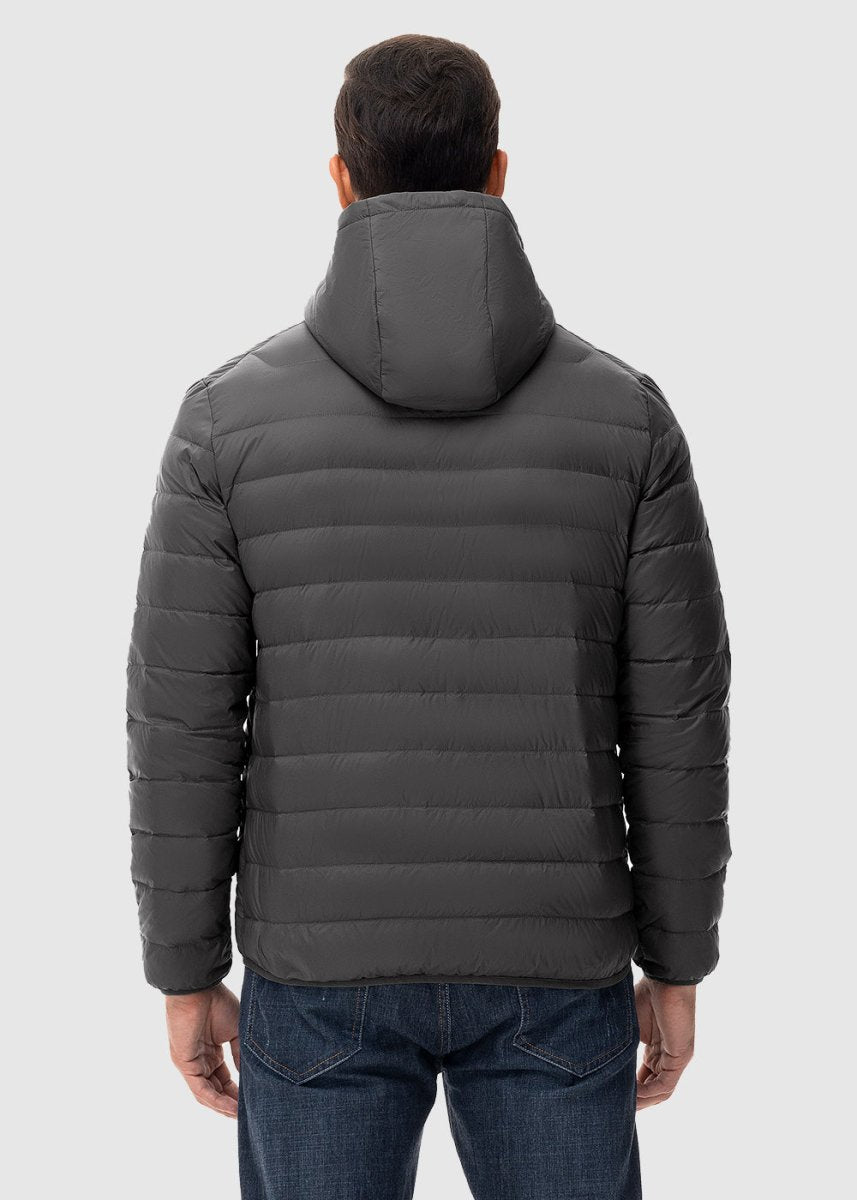 Men's Microlight Packable Down Soft Polar Jacket - TBMPOY