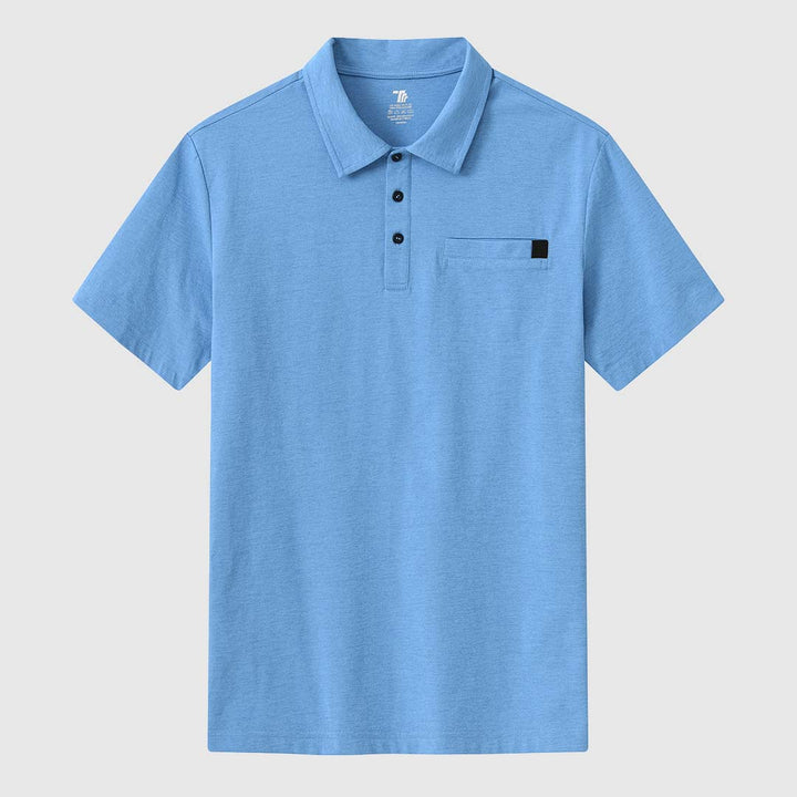 Men's Moisture Wicking Tennis Polo Shirts - TBMPOY