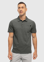 Men's Moisture Wicking Tennis Polo Shirts - TBMPOY