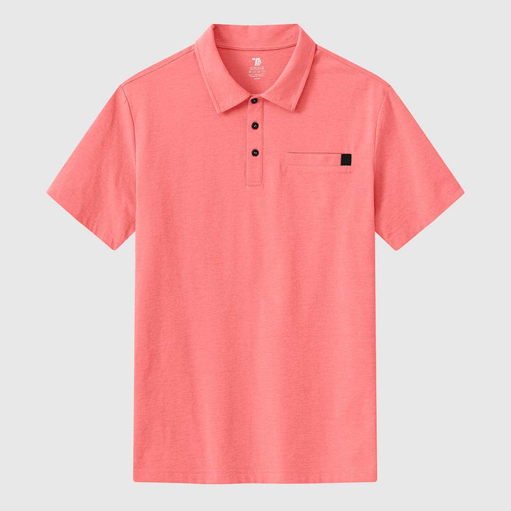 Men's Moisture Wicking Tennis Polo Shirts - TBMPOY