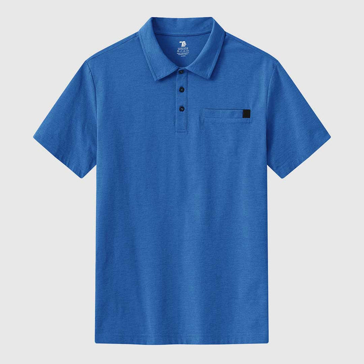 Men's Moisture Wicking Tennis Polo Shirts - TBMPOY