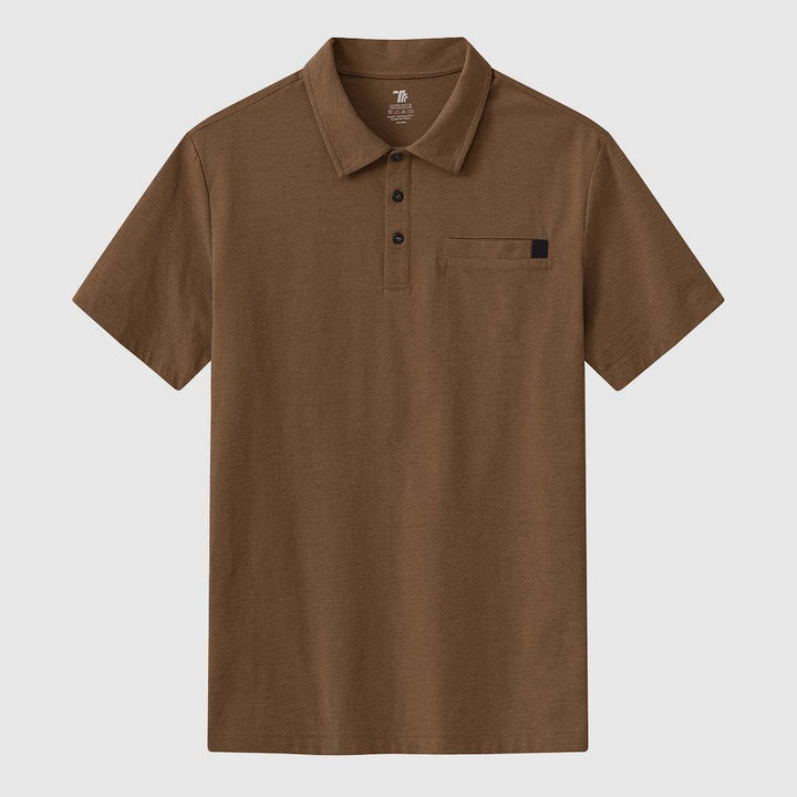 Men's Moisture Wicking Tennis Polo Shirts - TBMPOY