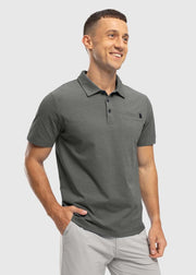 Men's Moisture Wicking Tennis Polo Shirts - TBMPOY