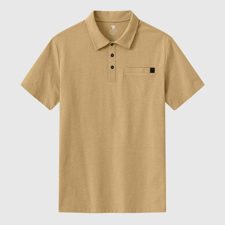 Men's Moisture Wicking Tennis Polo Shirts - TBMPOY