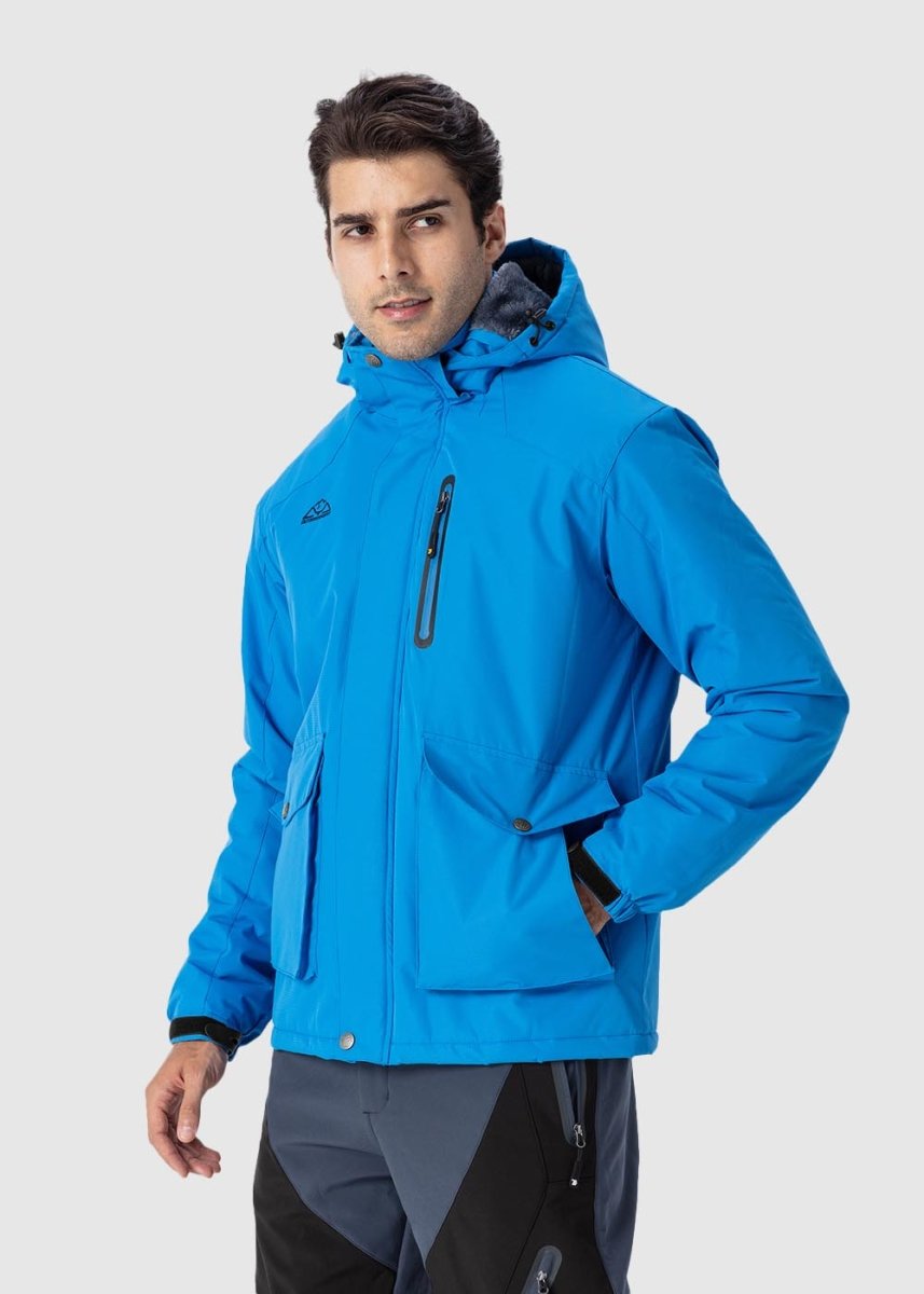 Men's Mountain Ski Snow Waterproof Jackets - TBMPOY