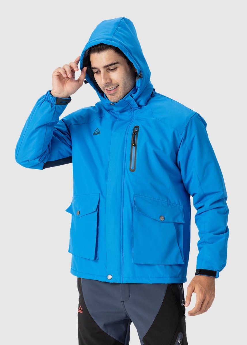 Men's Mountain Ski Snow Waterproof Jackets - TBMPOY