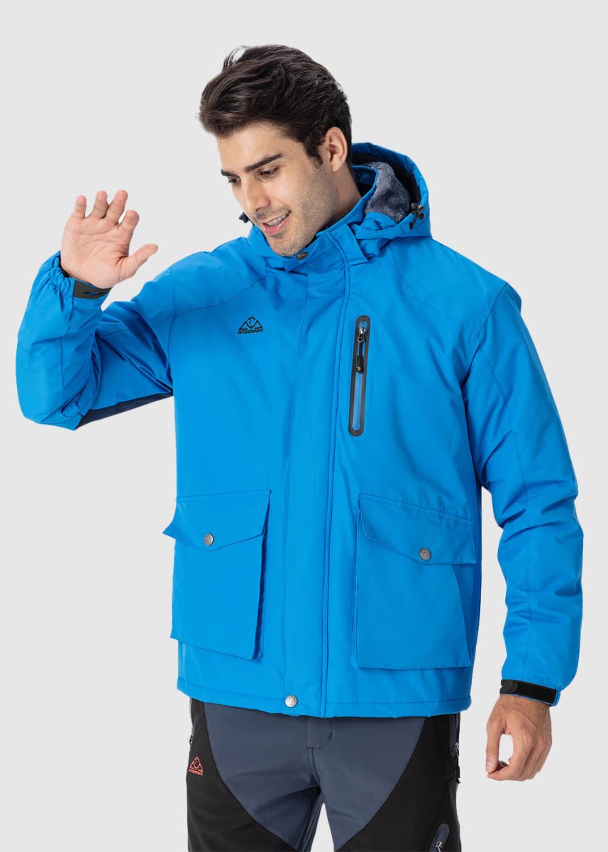 Men's Mountain Ski Snow Waterproof Jackets - TBMPOY