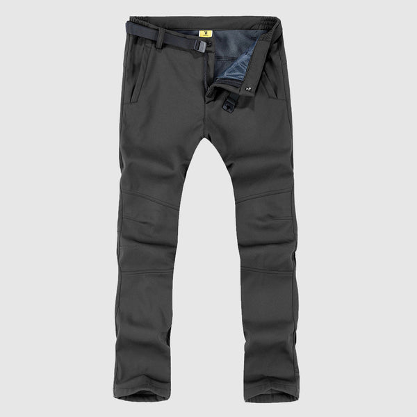 Men's Outdoor Hiking Ski Waterproof Fleece Lined Pants - TBMPOY