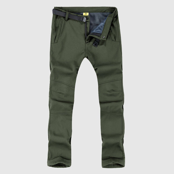 Men's Outdoor Hiking Ski Waterproof Fleece Lined Pants - TBMPOY