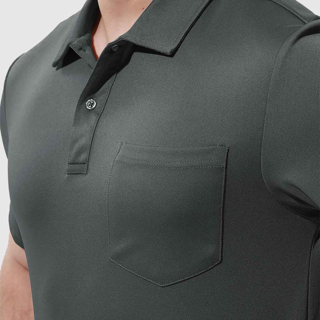 Men's Outdoor Sports Polo Short Sleeve Shirts - TBMPOY