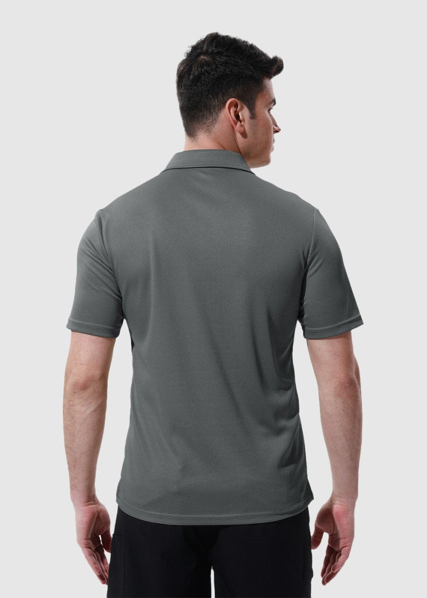 Men's Outdoor Sports Polo Short Sleeve Shirts - TBMPOY