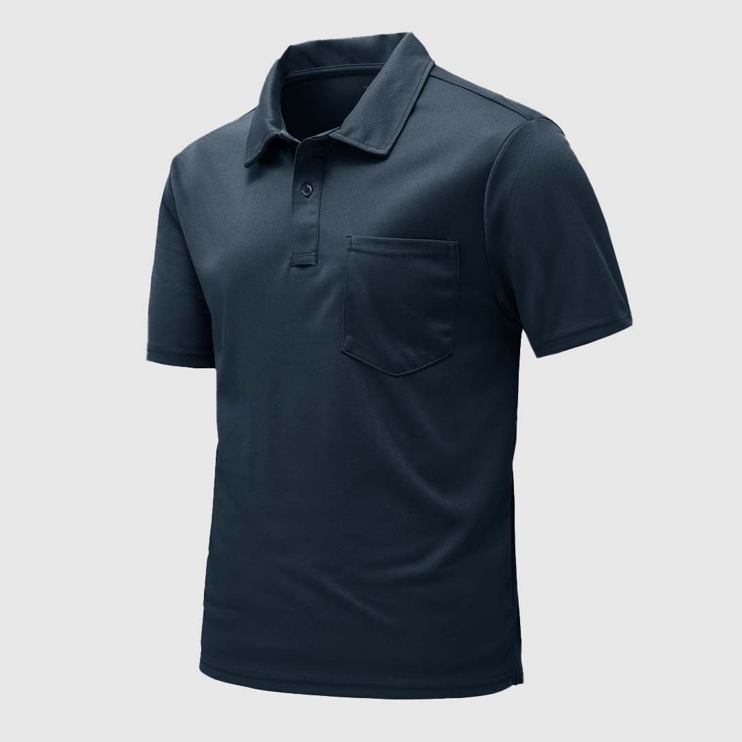 Men's Outdoor Sports Polo Short Sleeve Shirts - TBMPOY