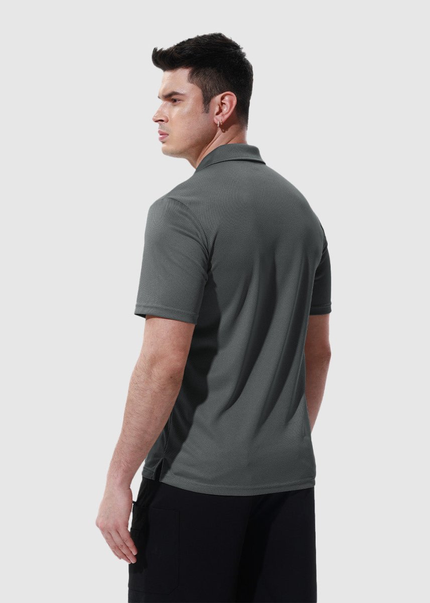 Men's Outdoor Sports Polo Short Sleeve Shirts - TBMPOY