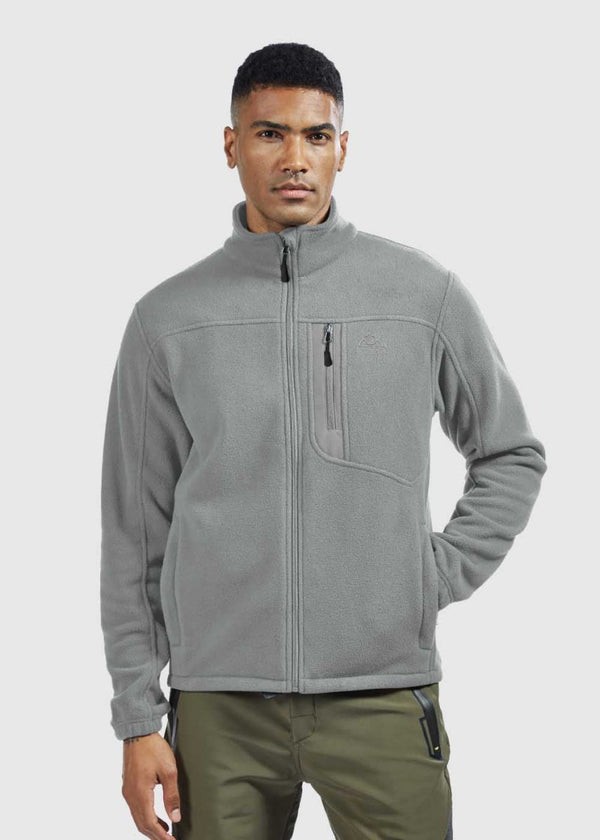 TBMPOY Men's 2 Piece Jacket & Pants Woven Warm Jogging Gym Activewear Grey L