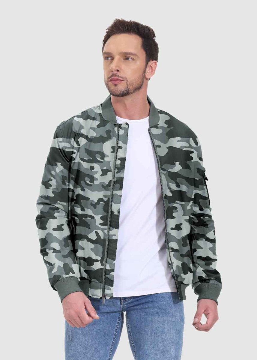 Men's Windproof Casual Bomber Jacket - TBMPOY