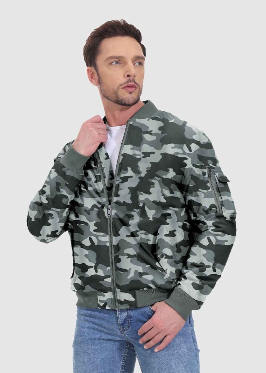 Men's Windproof Casual Bomber Jacket – TBMPOY