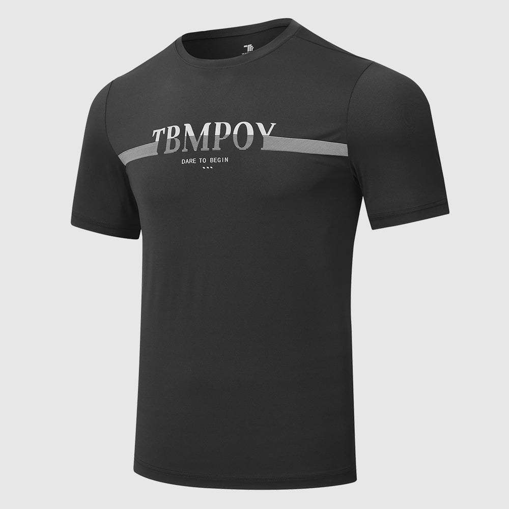 Women&Men Quick Dry Classic-Fit Crewneck T-Shirt - TBMPOY