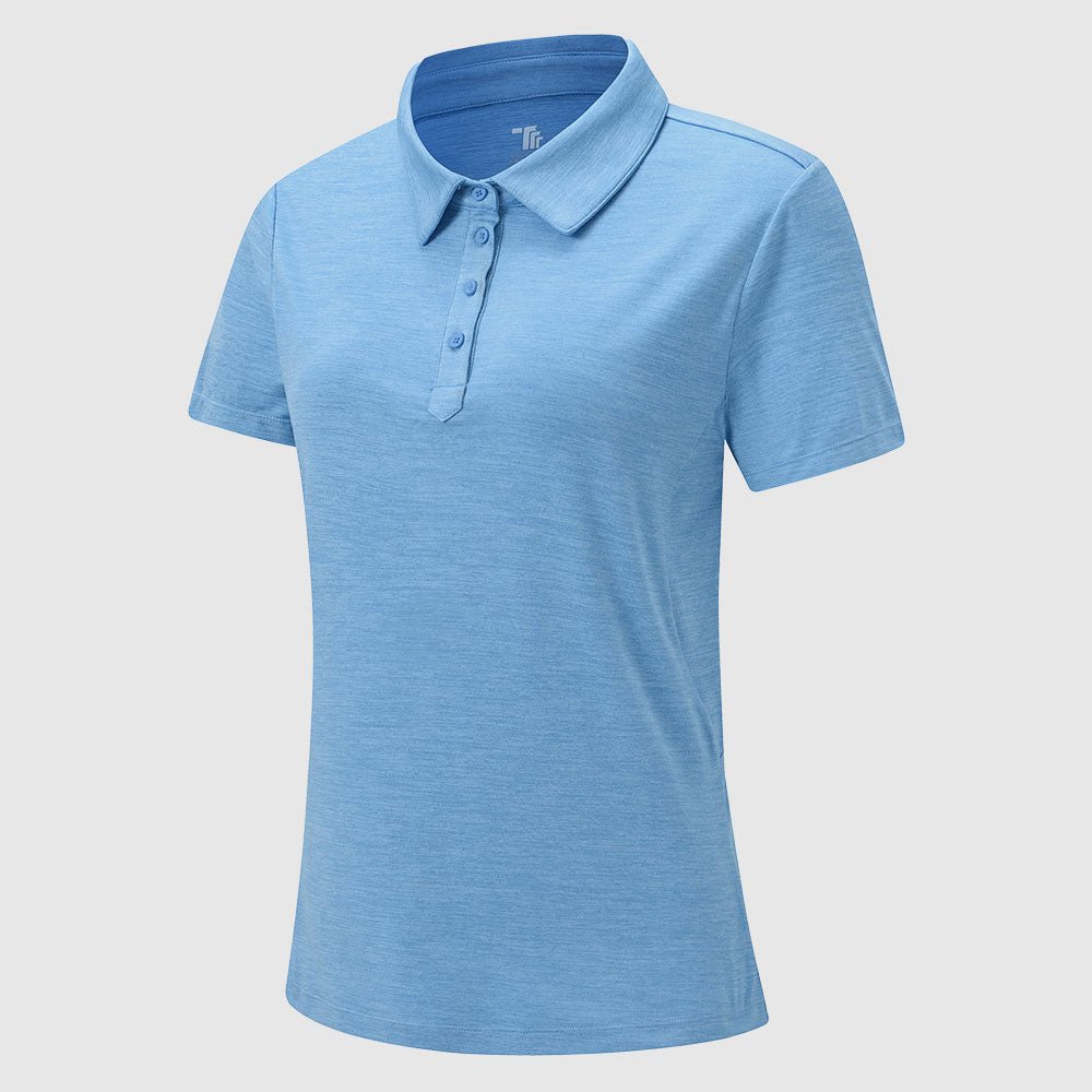 Women's Lightweight Breathable Polo Shirts - TBMPOY
