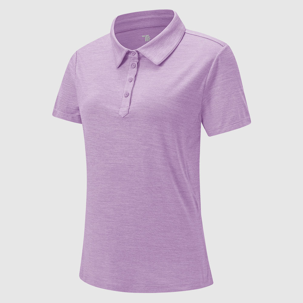 Women's Lightweight Breathable Polo Shirts - TBMPOY