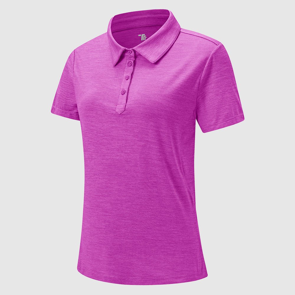 Women's Lightweight Breathable Polo Shirts - TBMPOY