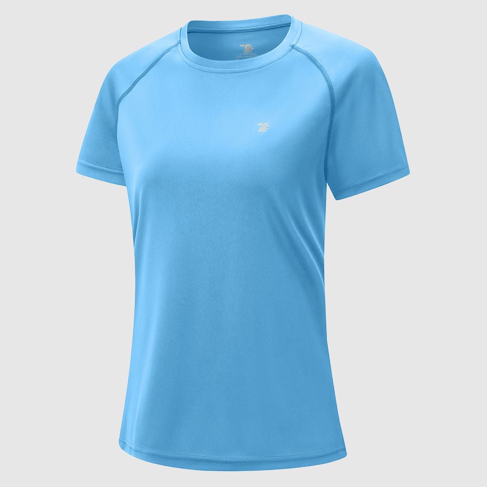 Women's Lightweight Running Short Sleeve Shirts - TBMPOY