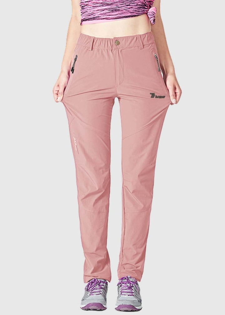 Women's Lightweight Water Resistant Hiking Pants - TBMPOY