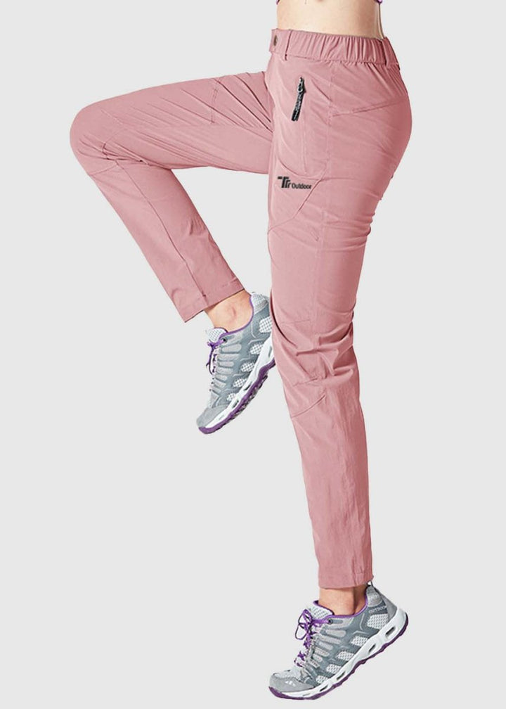 Women's Lightweight Water Resistant Hiking Pants - TBMPOY