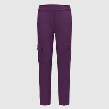 TBMPOY Women's Outdoor Softshell Pants Waterproof Quick Dry Fleece Lined  Hiking Cargo Pants Khaki L 