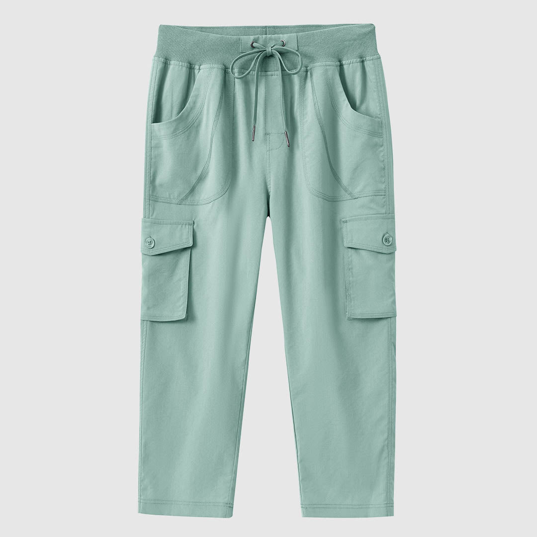Women's Outdoor Lightweight Cargo Capris - TBMPOY