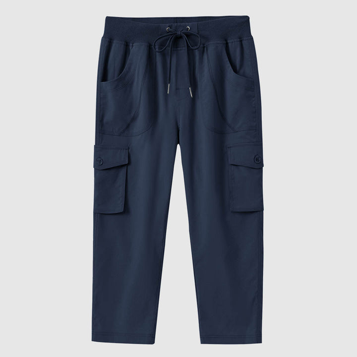 Women's Outdoor Lightweight Cargo Capris - TBMPOY