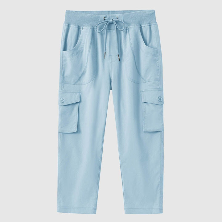 Women's Outdoor Lightweight Cargo Capris - TBMPOY