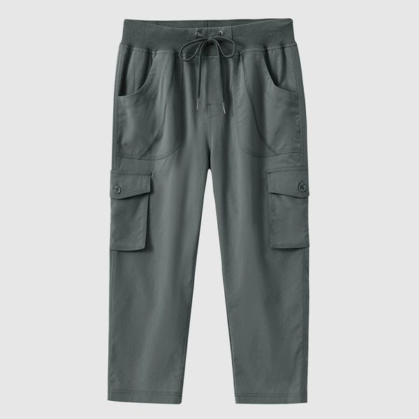 Women's Outdoor Lightweight Cargo Capris - TBMPOY