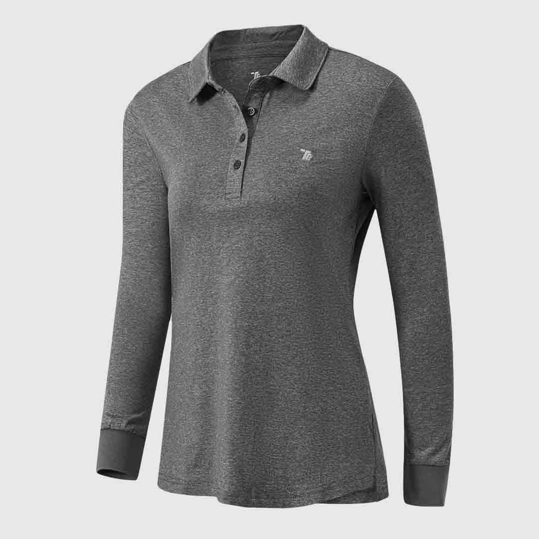 Women's Quick Dry Long Sleeve Polo Shirt – TBMPOY