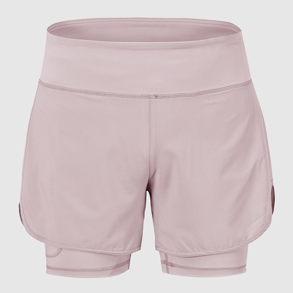 Women's Quick Dry Running Shorts With Liner - TBMPOY