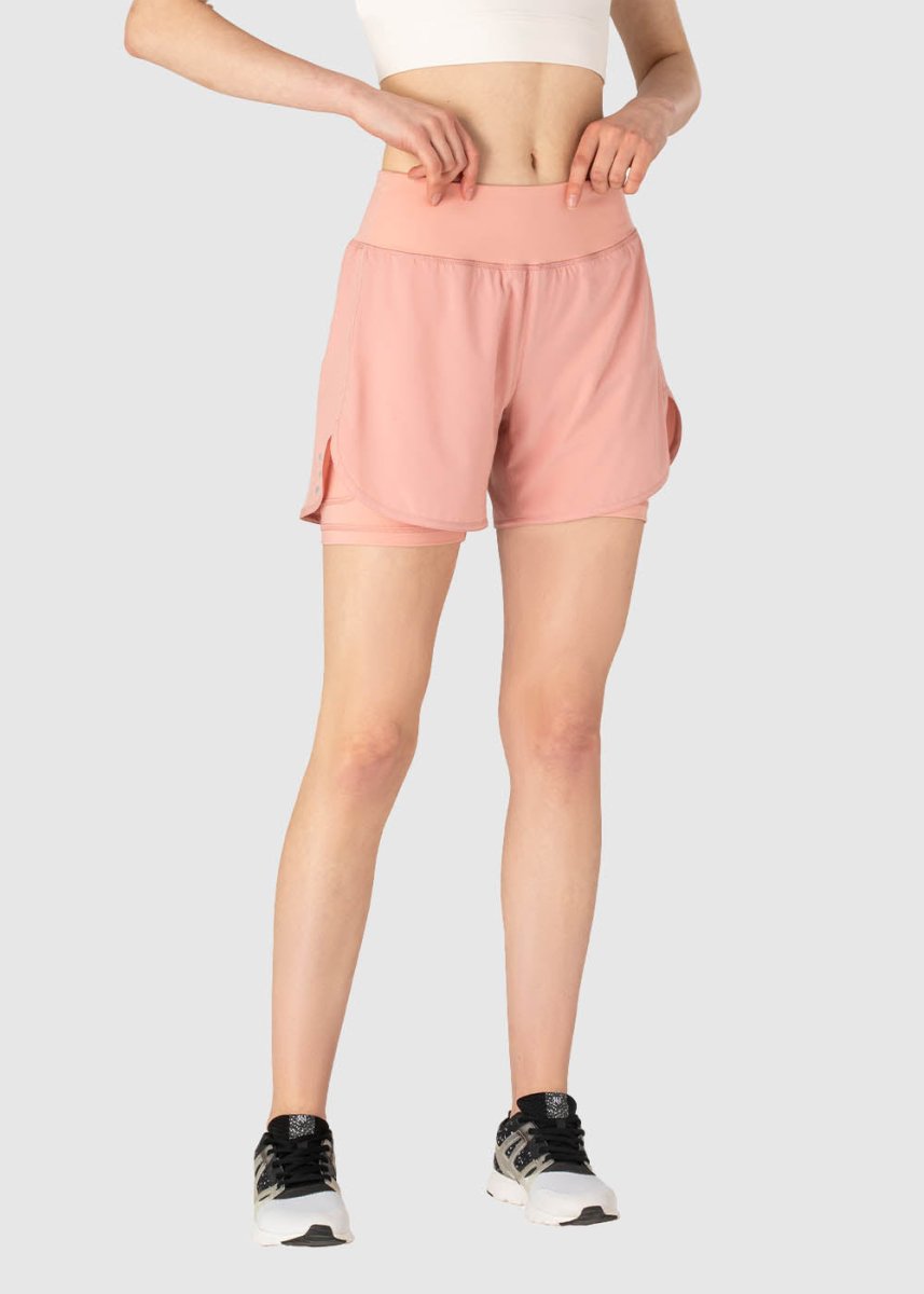 Women's Quick Dry Running Shorts With Liner - TBMPOY