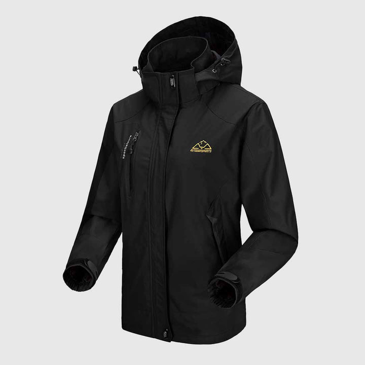 Women's Rain Windbreaker Jacket With Hood - TBMPOY