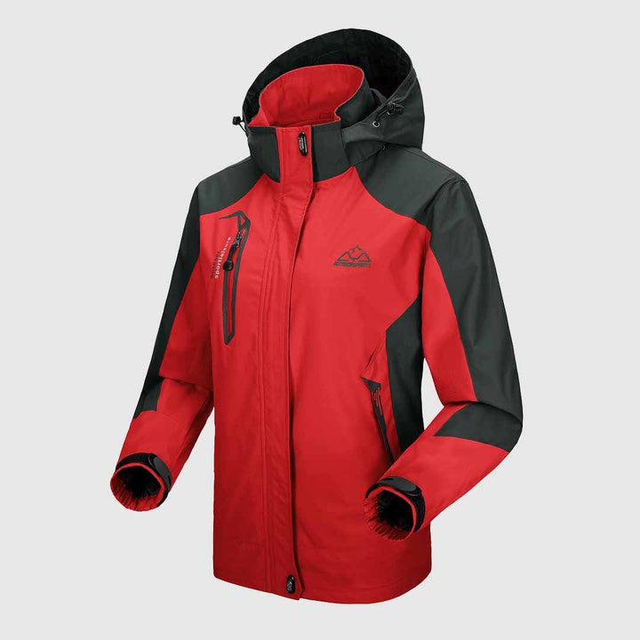 Women's Rain Windbreaker Jacket With Hood - TBMPOY