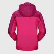 Women's Rain Windbreaker Jacket With Hood - TBMPOY