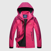 Women's Rain Windbreaker Jacket With Hood - TBMPOY