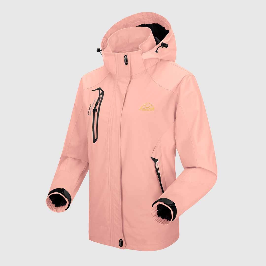 Women's Rain Windbreaker Jacket With Hood - TBMPOY