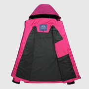 Women's Rain Windbreaker Jacket With Hood - TBMPOY