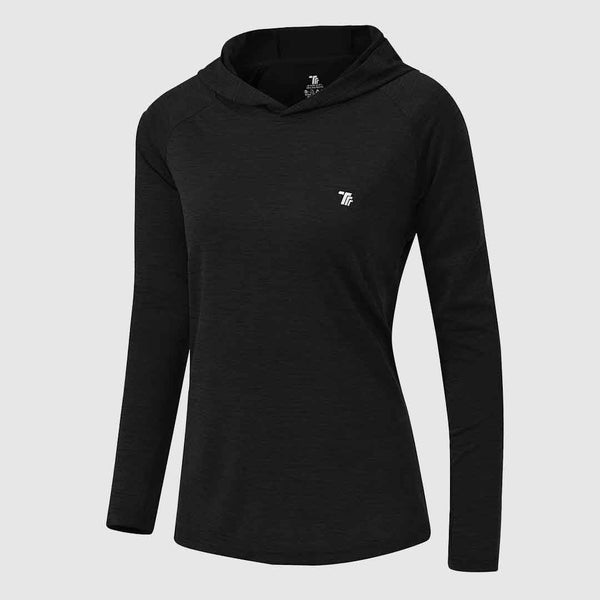 Women's UPF 50+ Quick Dry Long Sleeve Hoodie Shirts - TBMPOY