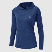 Women's UPF 50+ Quick Dry Long Sleeve Hoodie Shirts - TBMPOY