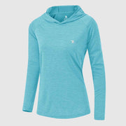 Women's UPF 50+ Quick Dry Long Sleeve Hoodie Shirts - TBMPOY