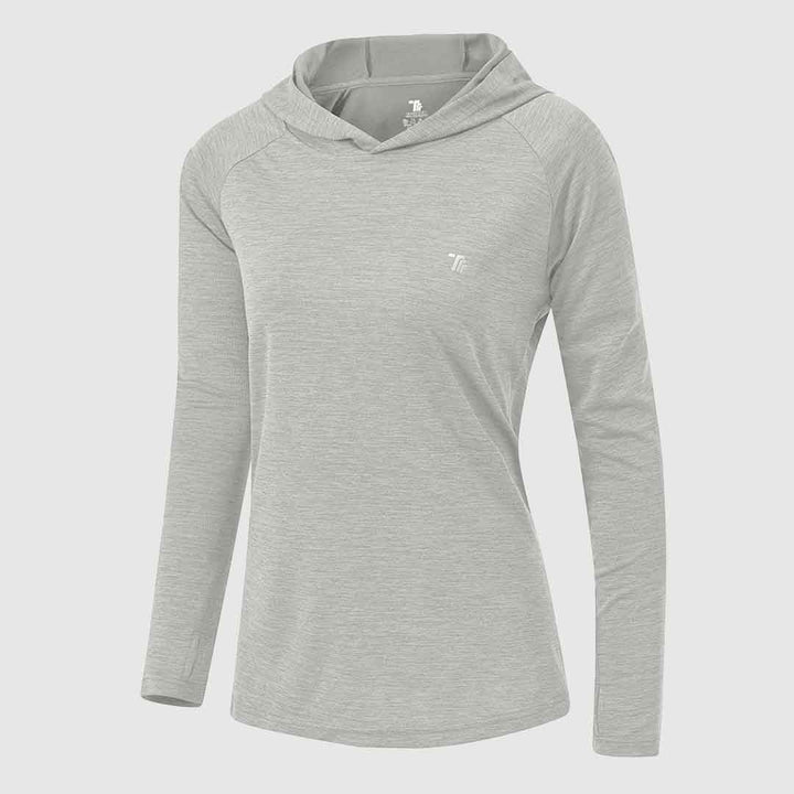 Women's UPF 50+ Quick Dry Long Sleeve Hoodie Shirts - TBMPOY