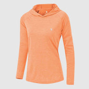 Women's UPF 50+ Quick Dry Long Sleeve Hoodie Shirts - TBMPOY