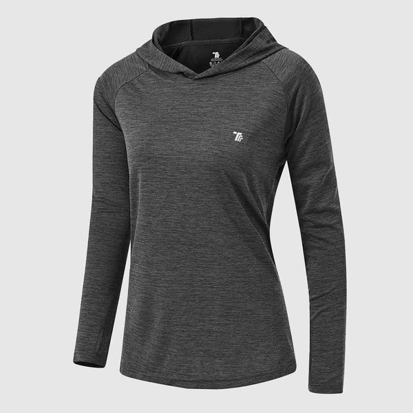 Women's UPF 50+ Quick Dry Long Sleeve Hoodie Shirts - TBMPOY