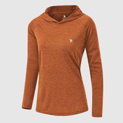 Women's UPF 50+ Quick Dry Long Sleeve Hoodie Shirts - TBMPOY